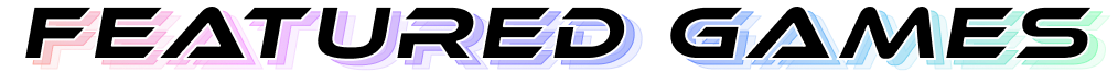 Featured Games heading text graphic (mobile).