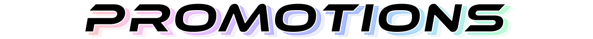 Promotions heading text graphic (mobile).