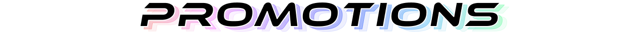 Promotions heading text graphic (desktop).